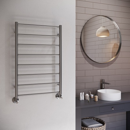 Аврора П8 500х800 Полотенцесушитель TERMINUS Оружейная сталь Краснодар - фото 3