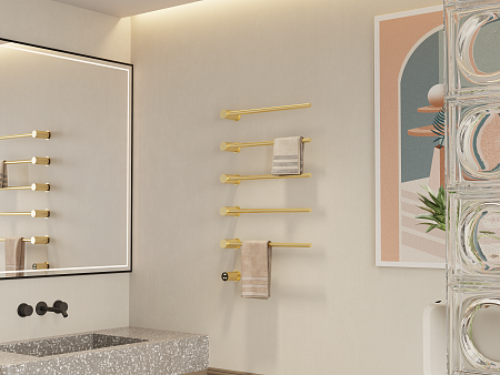 Аккорд П5 500х800 электро Полотенцесушитель TERMINUS Брашированное золото Краснодар - фото 5 Аккорд П5 500х800 электро Полотенцесушитель TERMINUS Брашированное золото Краснодар - фото 5